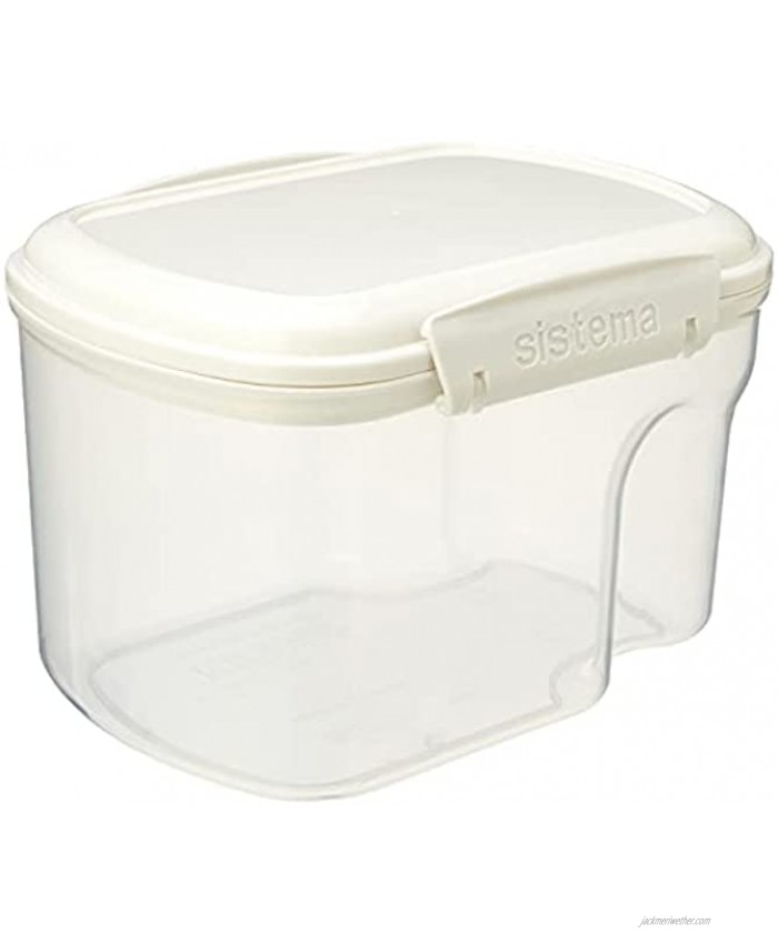 Sistema Bake It Food Storage for Baking Ingredients Powdered Sugar Container 6.6 Cups