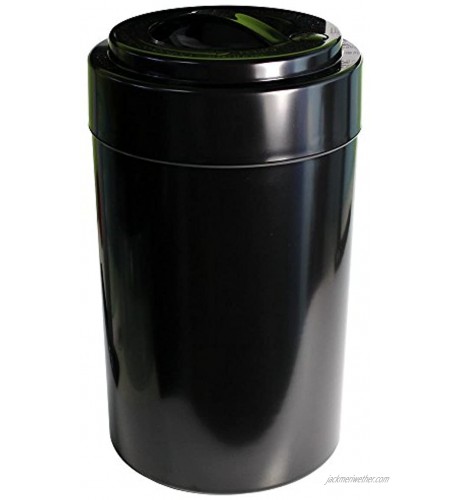 Tightvac EverythingVac Bulk Dry Goods Storage Container 5 Pounds Plus Solid Black Body Cap