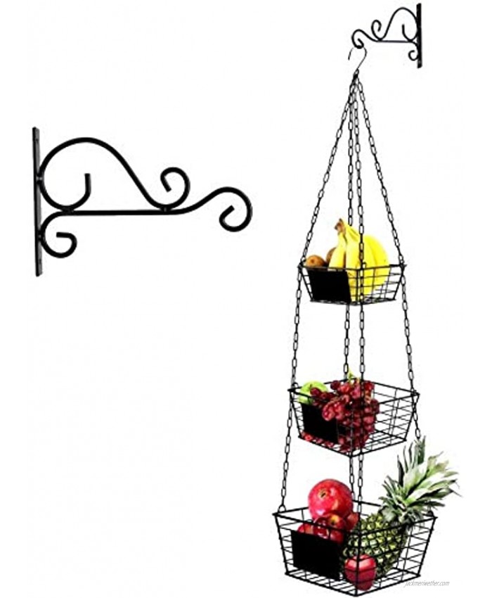 <b>Notice</b>: Undefined index: alt_image in <b>/www/wwwroot/jackmeriwether.com/vqmod/vqcache/vq2-catalog_view_theme_astragrey_template_product_category.tpl</b> on line <b>148</b>Hanging Basket for Kitchen 3 Tier Hanging Fruit Basket Square Wire Basket with Hanging Basket use Brackets for Wall Hanging or Ceiling Hook with Chalk Board by Z Basket collection