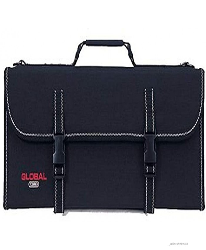 Global G-667 16 Knife Case with Handle and 16 Pockets