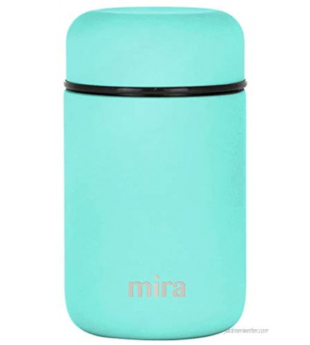 MIRA Lunch Food Jar Vacuum Insulated Stainless Steel Lunch Thermos 13.5 oz Teal