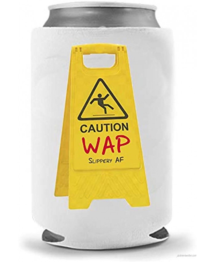 Slippery When Wet Parody Beer Coolie | Cool Coast Products | Novelty Funny Gag Party Gift Beer Can Cooler | Funny Joke Drink Can Cooler | Beer Beverage Holder Beer Gifts | Insulated Can Cooler