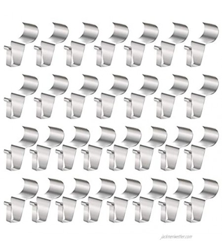 30 Pack Vinyl Siding Hooks Hanger No-Hole Needed Heavy Duty Vinyl Siding Clips for Hanging Outdoor Decorations