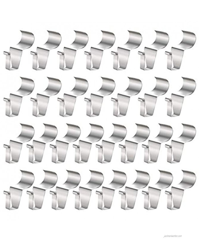30 Pack Vinyl Siding Hooks Hanger No-Hole Needed Heavy Duty Vinyl Siding Clips for Hanging Outdoor Decorations